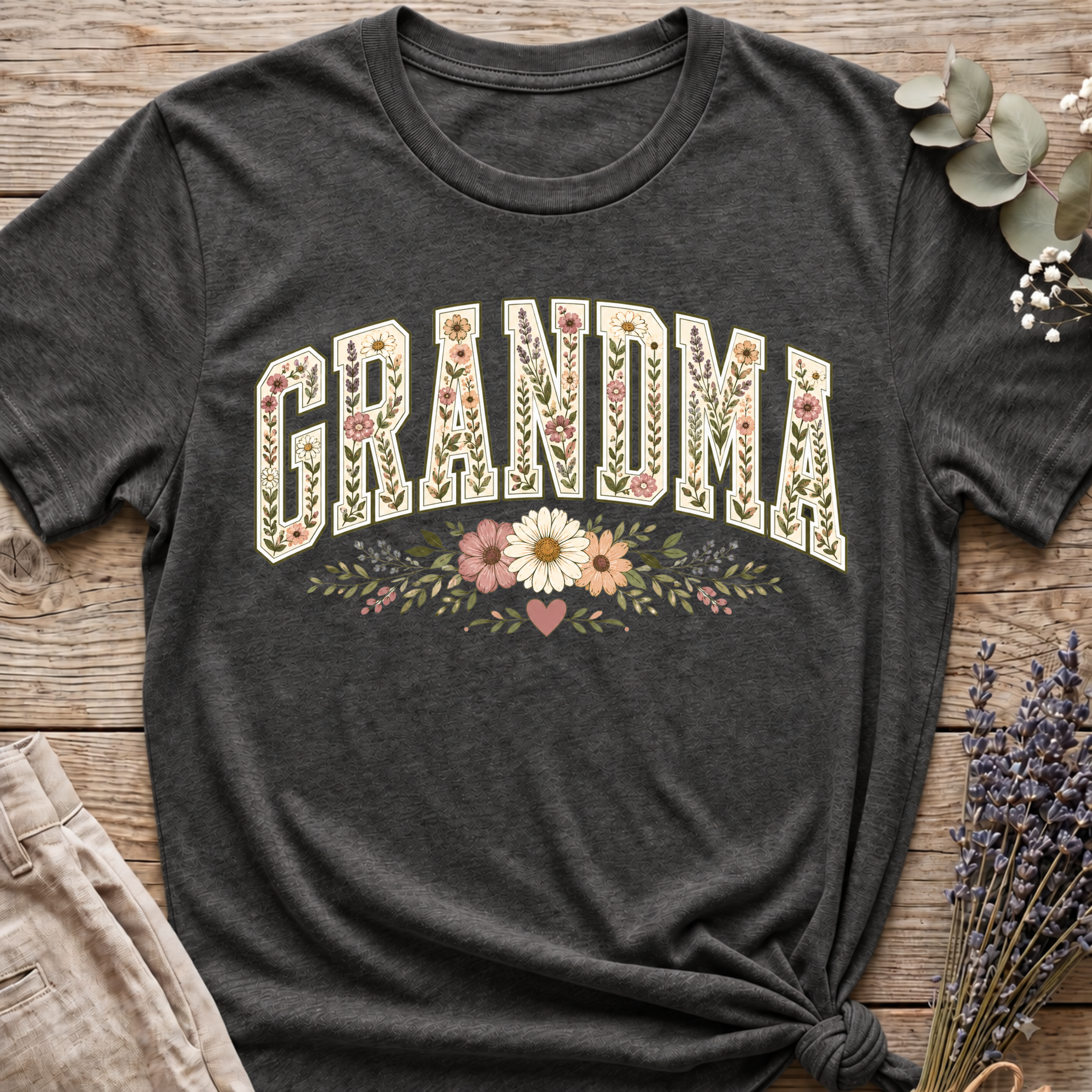 Floral Grandma T-shirt