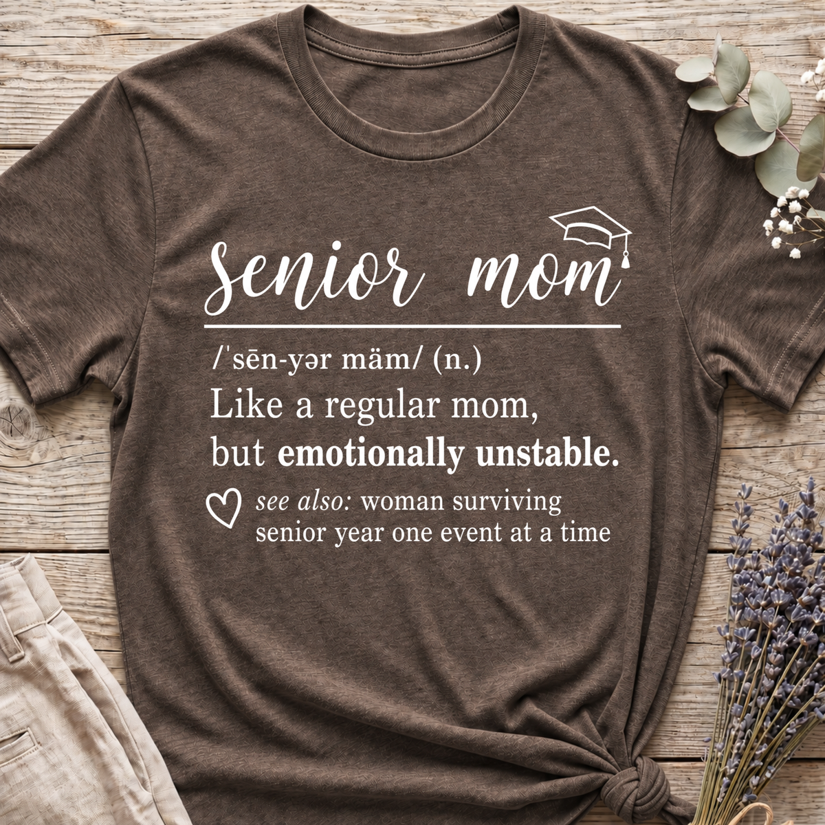 Senior Mom Definition T-shirt