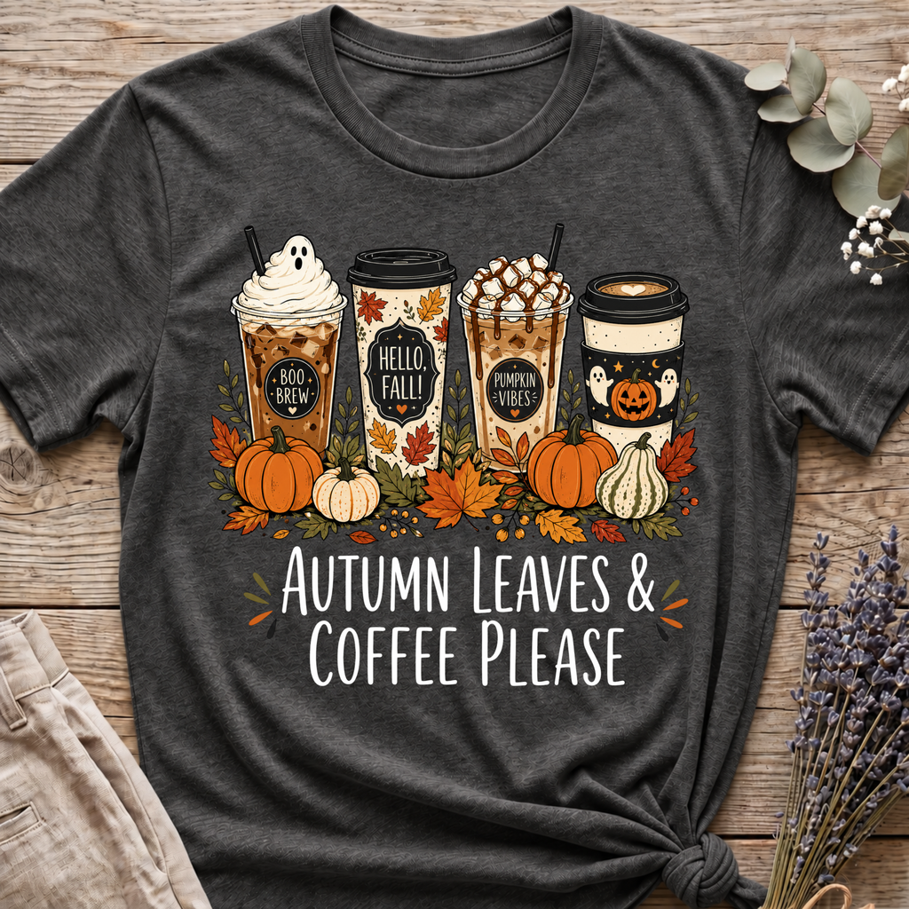 Leaves & Coffee T-shirt