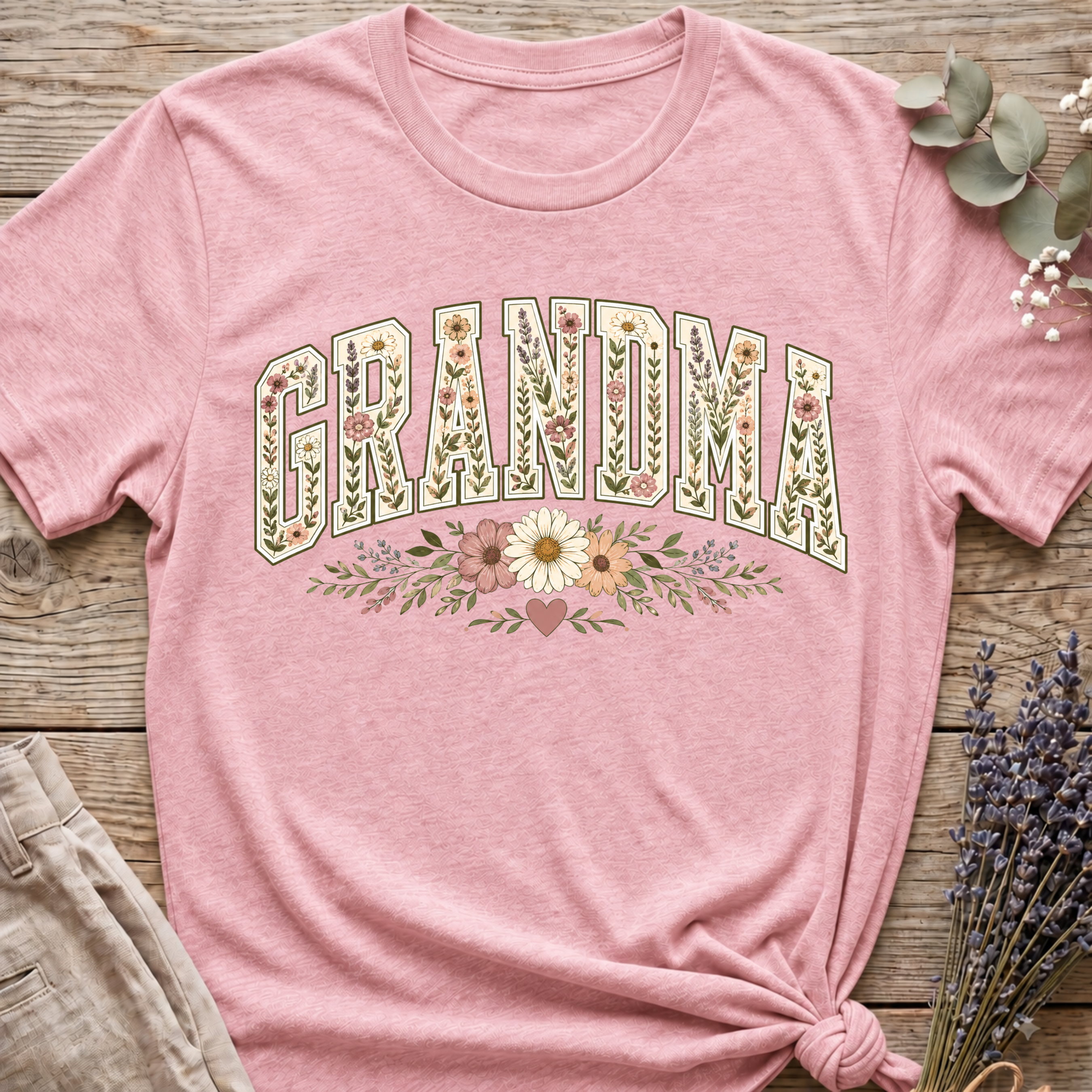 Floral Grandma T-shirt