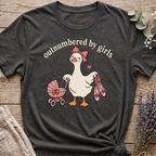 Outnumbered By Girls T-shirt