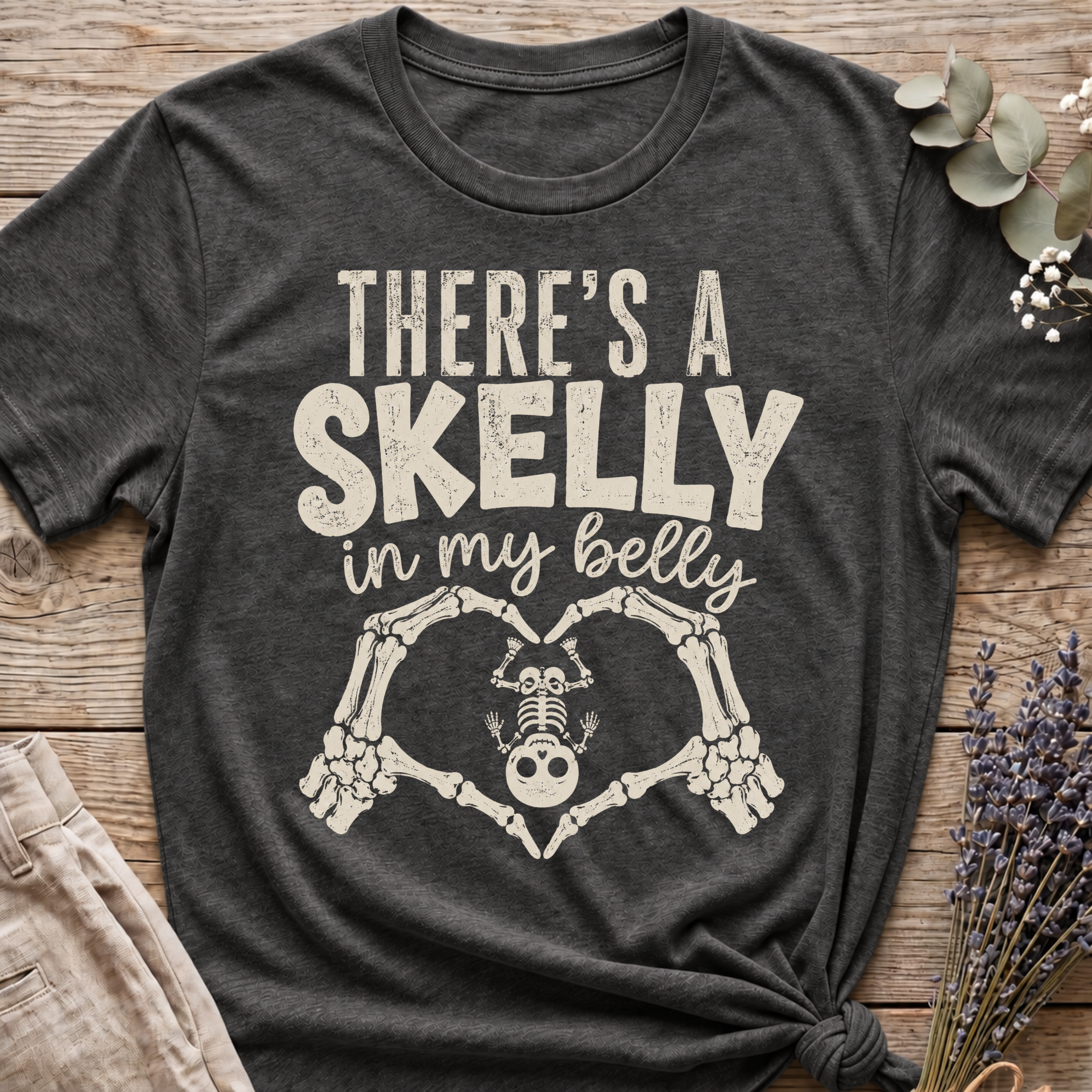 Skelly In Belly T-shirt