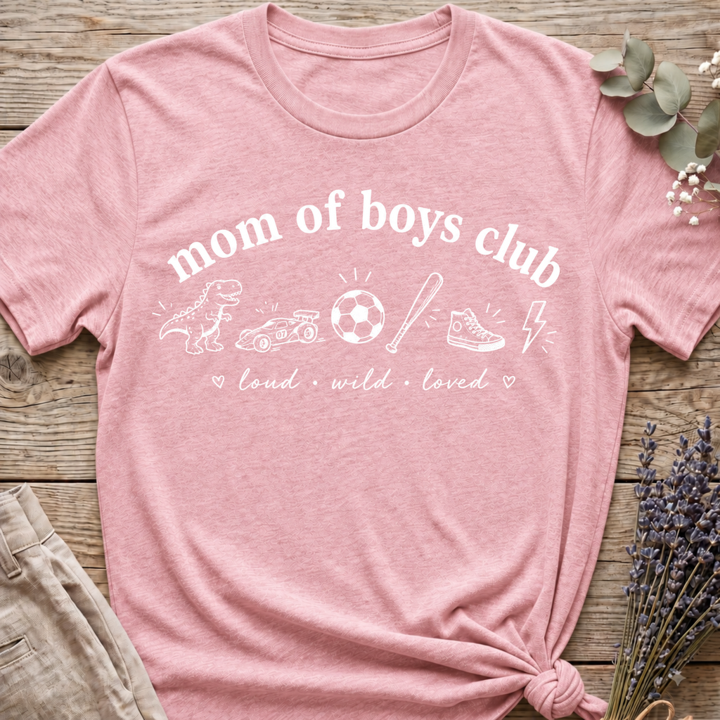 Boys Club Mom T-shirt
