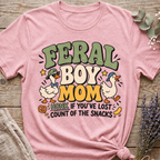 Feral Boy Mom T-shirt