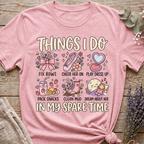Girl Mom's Spare Time T-shirt