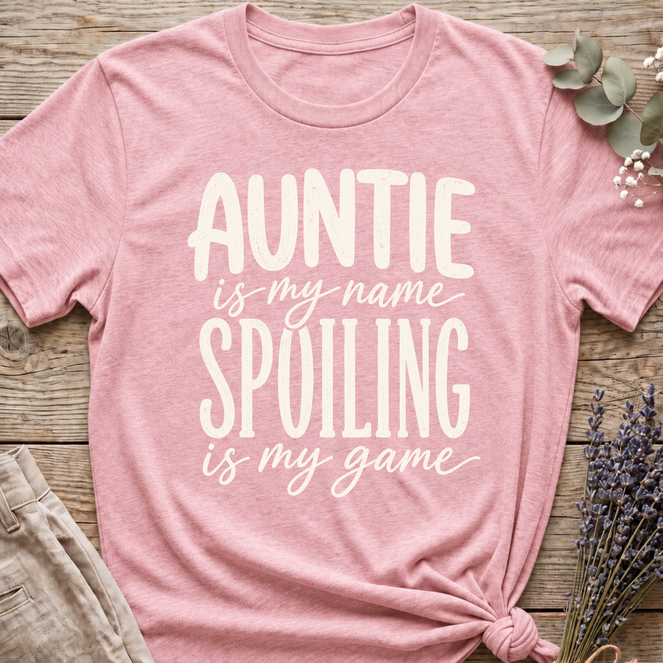 Spoiling Auntie T-shirt