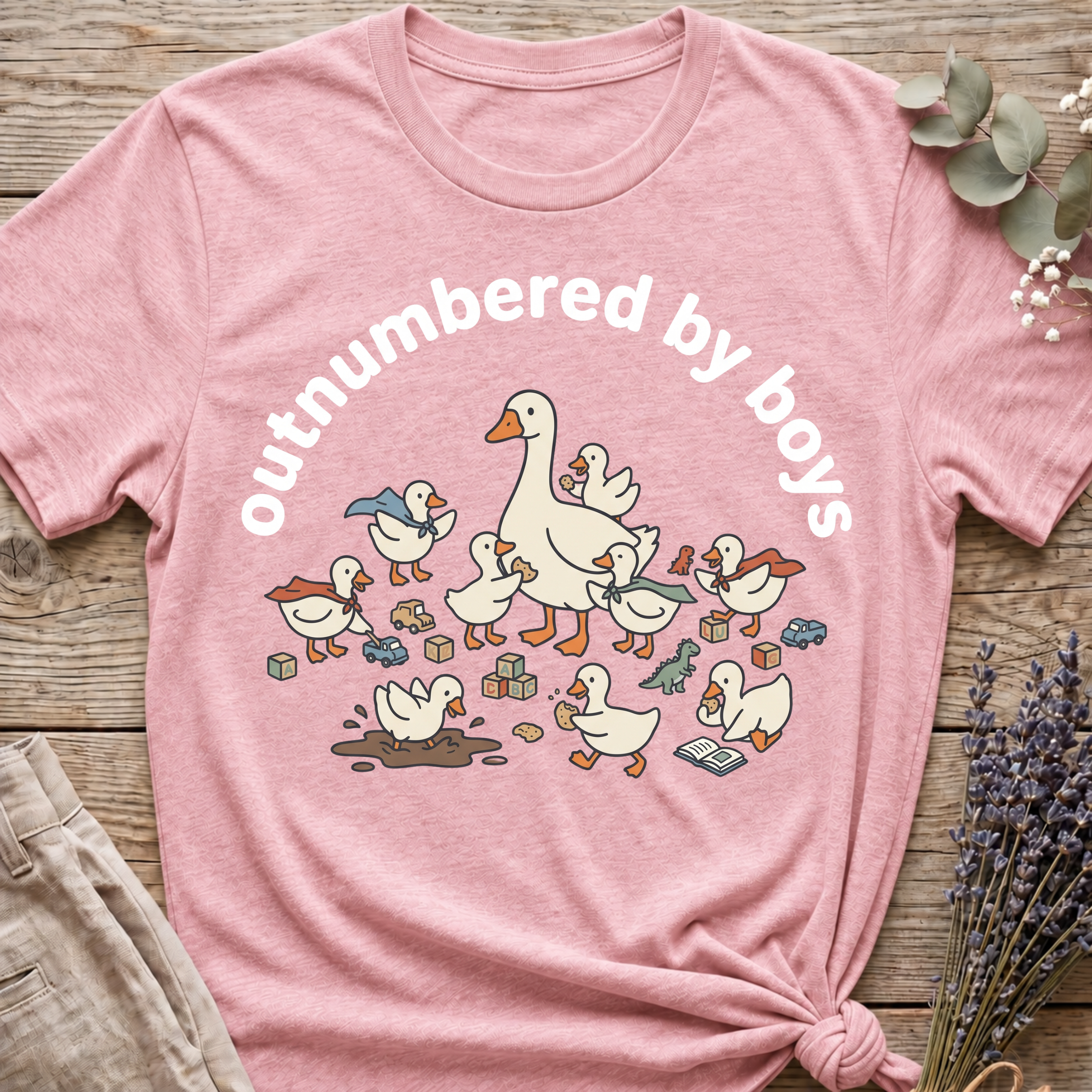 Outnumbered Goose Boys T-shirt