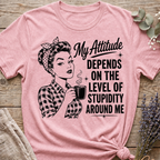 Attitude & Stupidity T-shirt