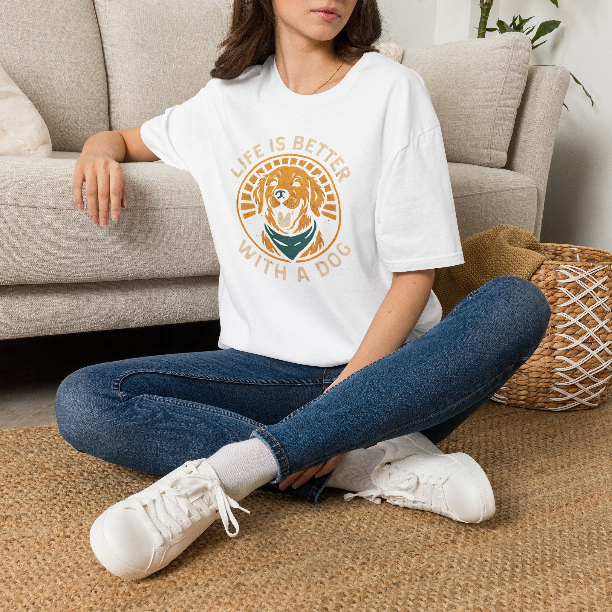 Golden Retriever Logo T-Shirt