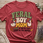 Feral Boy Mom T-shirt