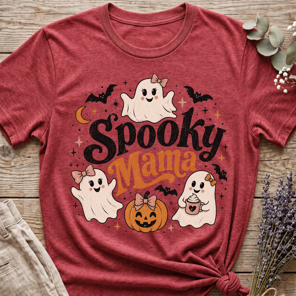 Spooky Ghost Mama T-shirt