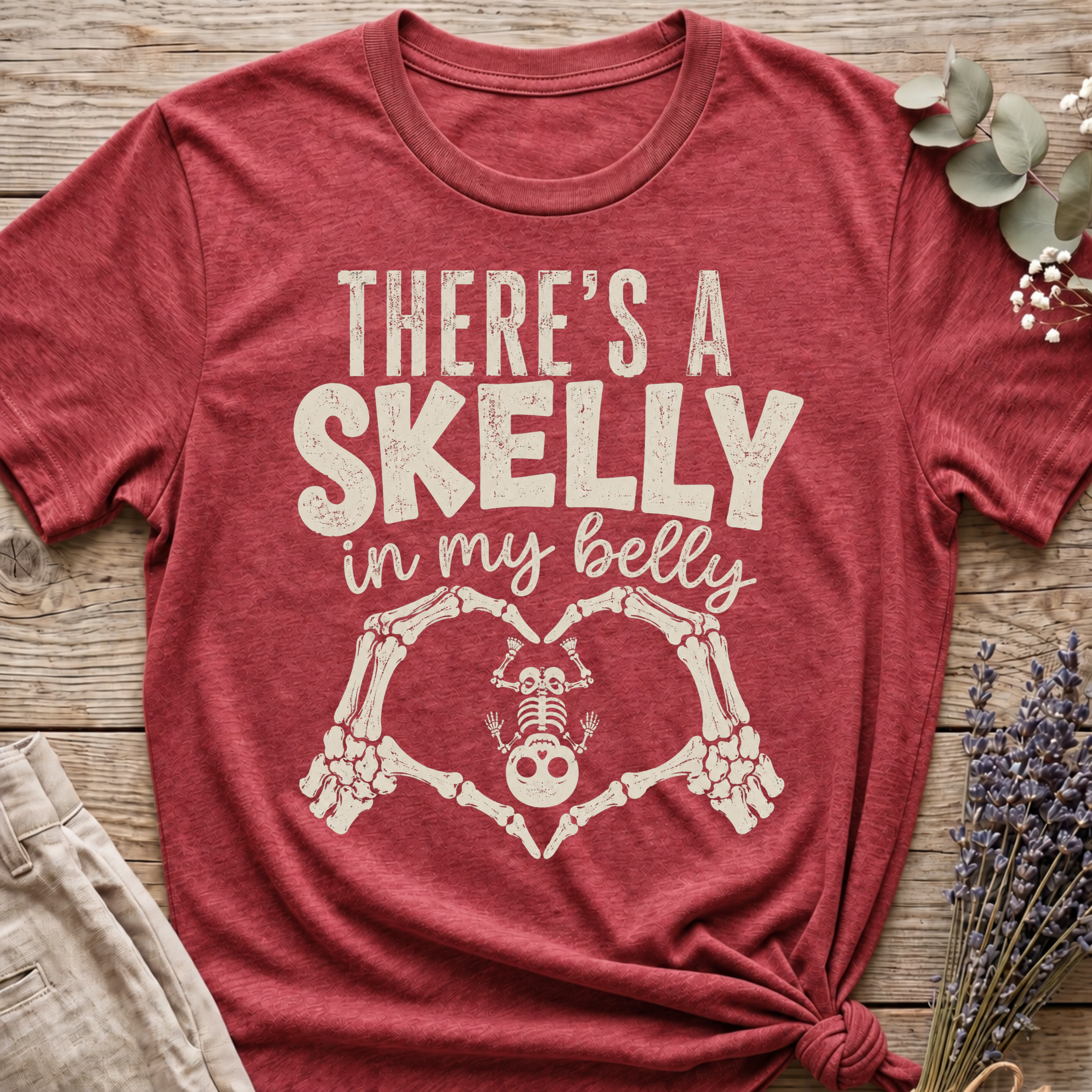 Skelly In Belly T-shirt