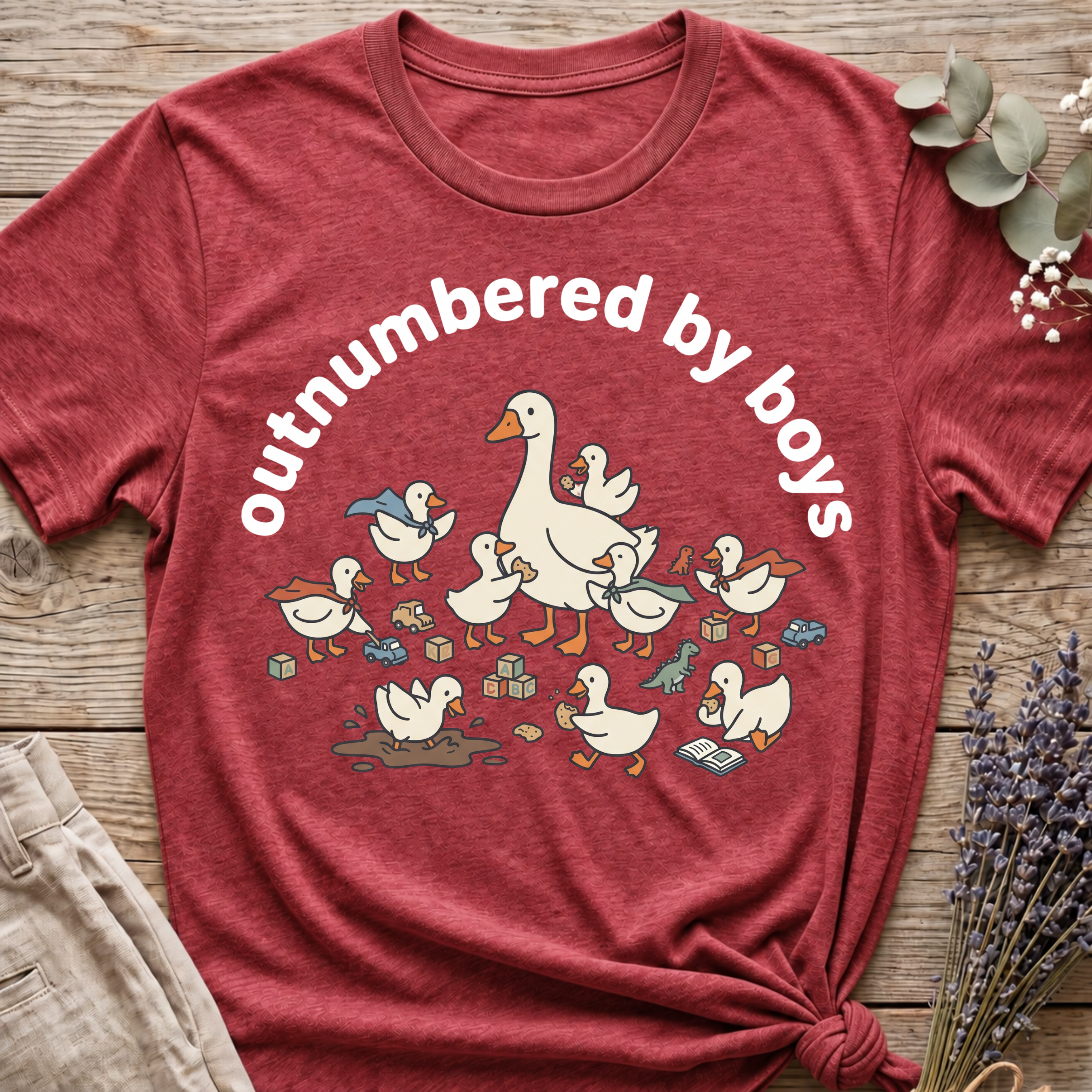 Outnumbered Goose Boys T-shirt