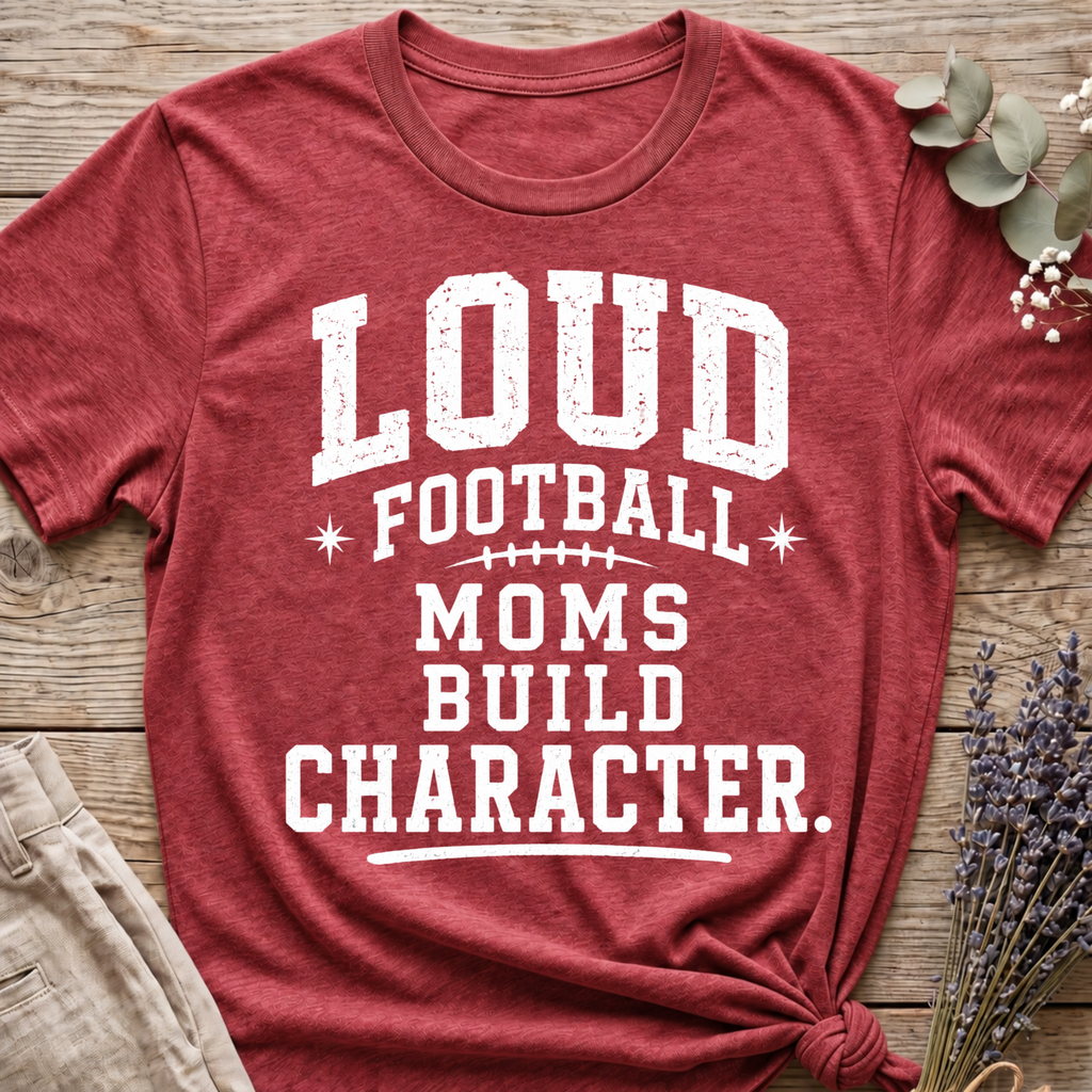 Loud Football Mom T-shirt