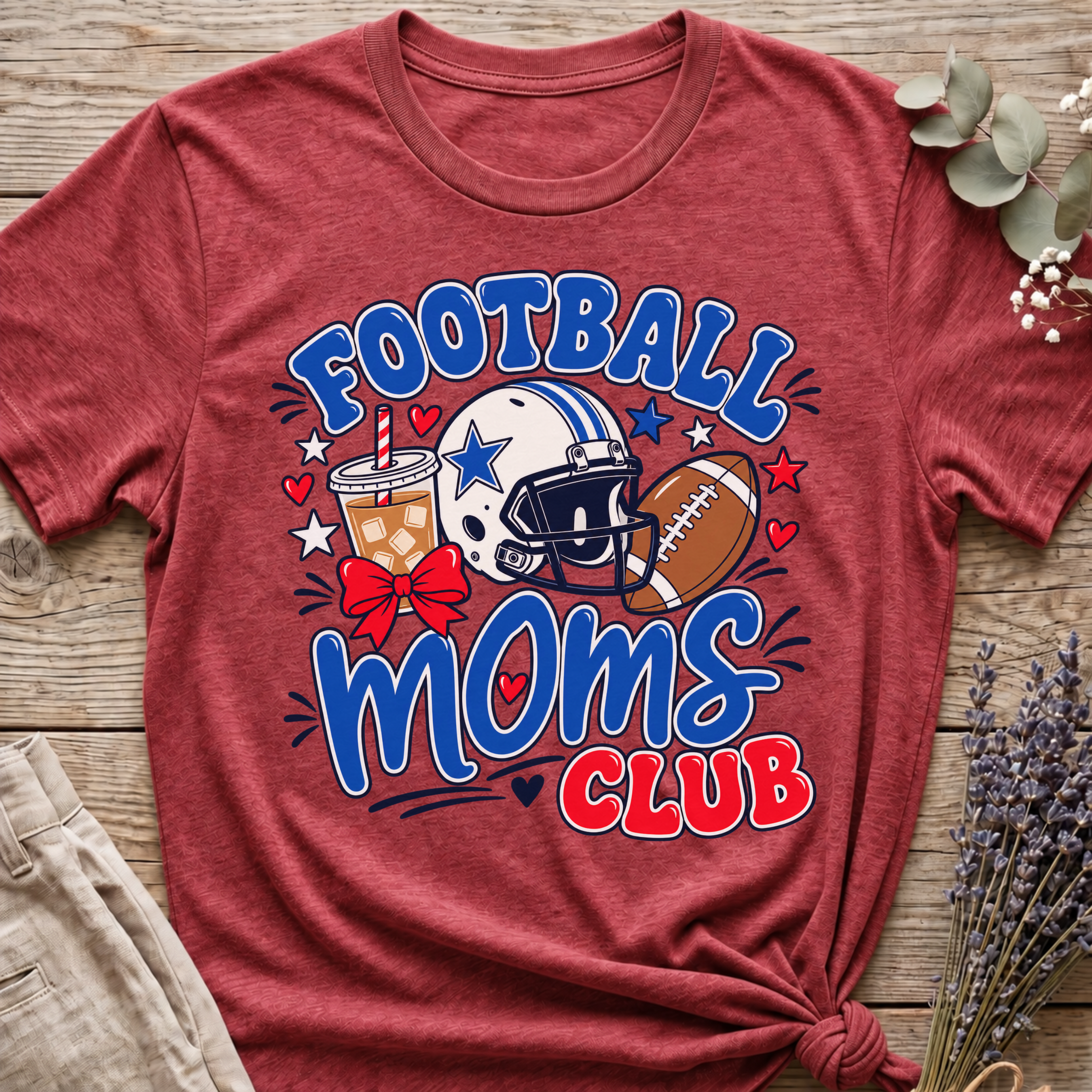 Football Mom Club T-shirt