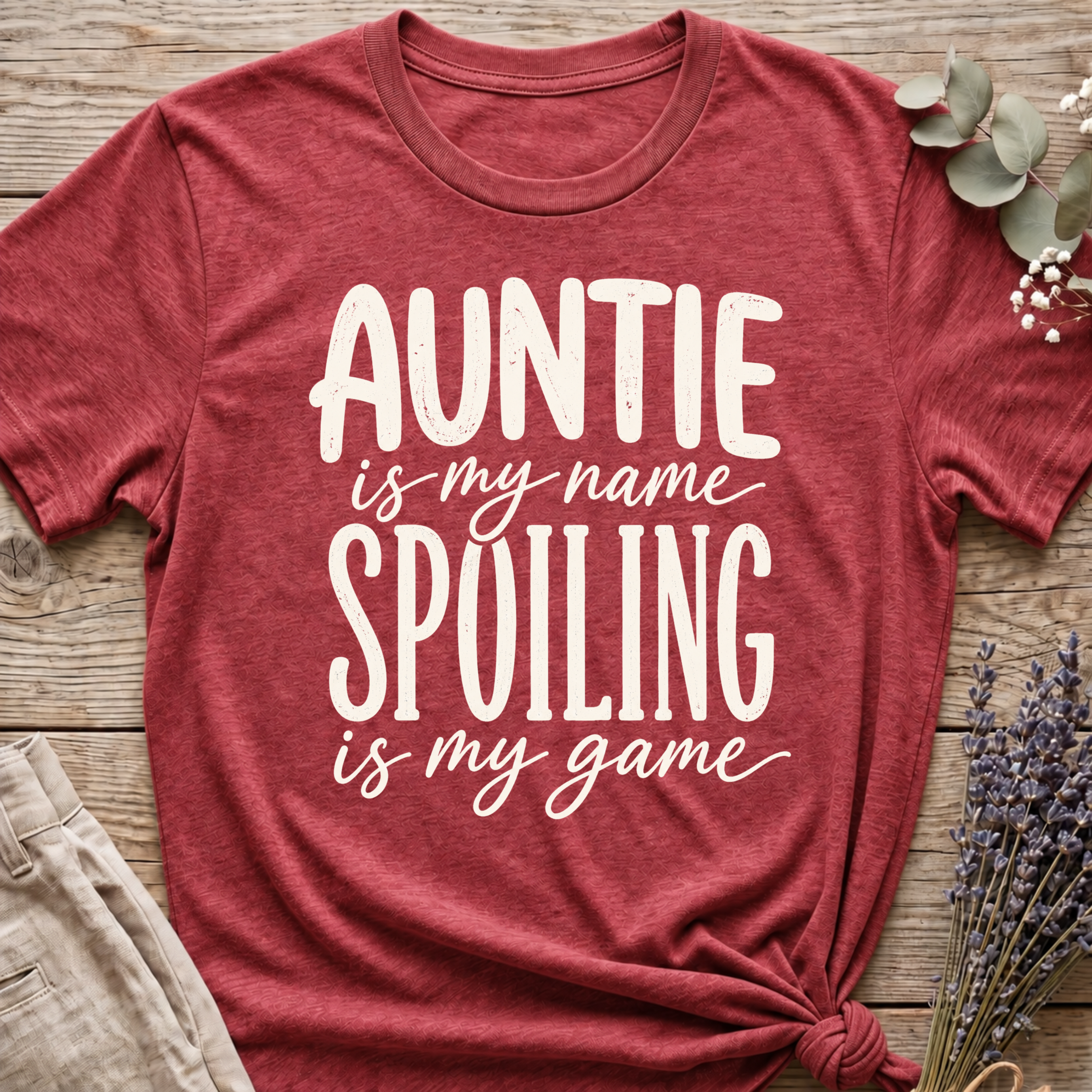 Spoiling Auntie T-shirt