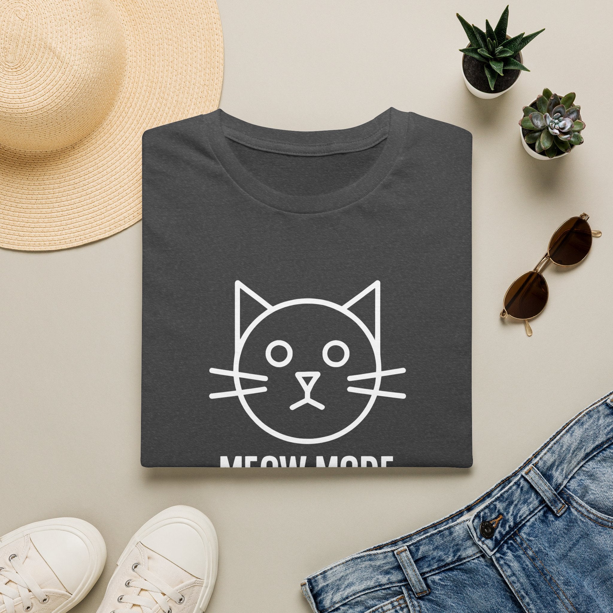 Meow Mode On T-Shirt