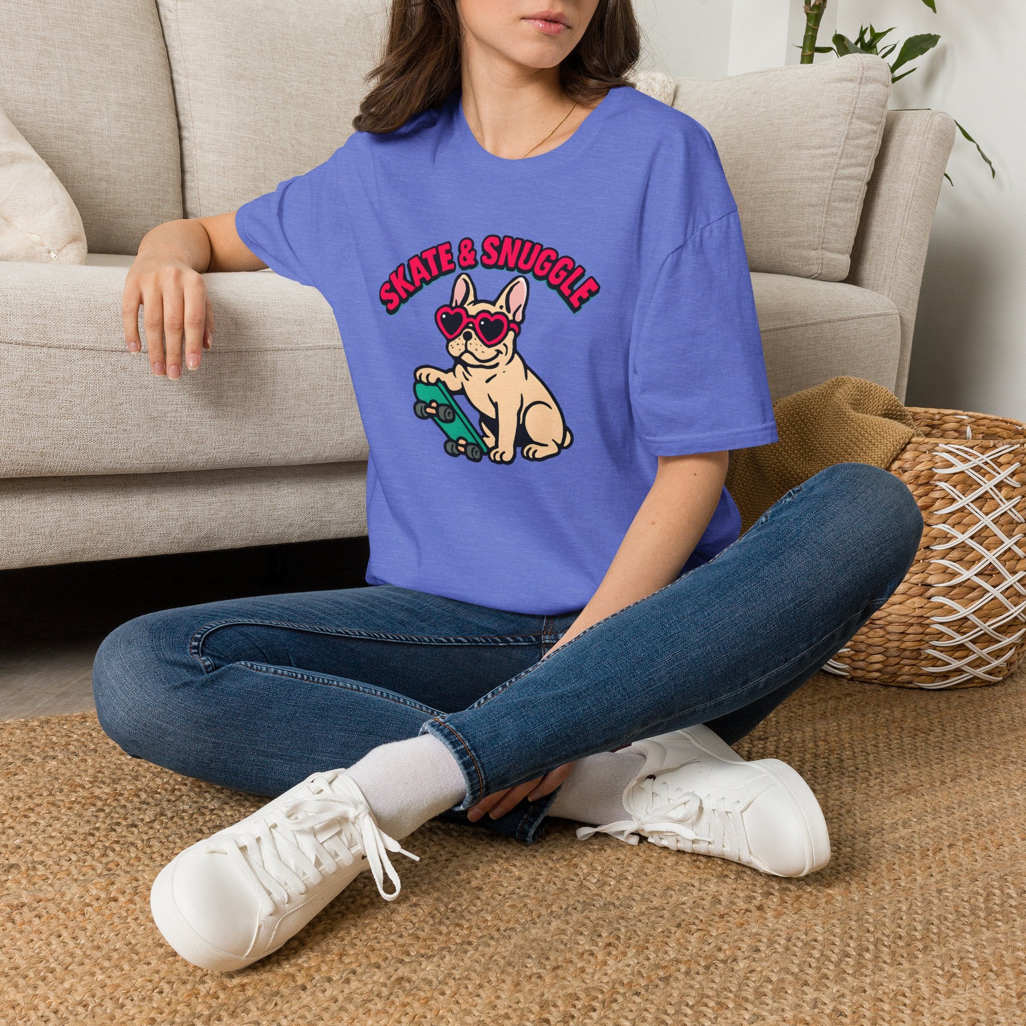 Skate and Snuggle Pup T-Shirt
