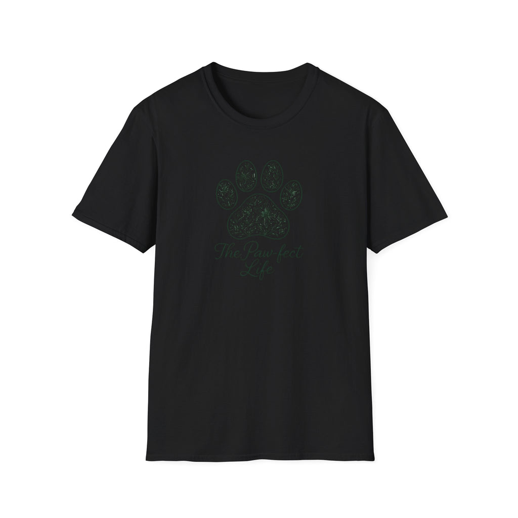 Floral Paw Print T-Shirt